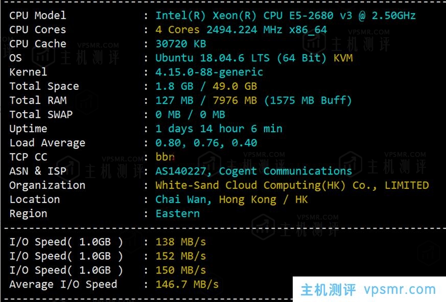 华纳云：美国/香港云服务器，低至2.8折，368元/年，OpenStack+CN2网络，独立服务器永久价688元，不限流，文内有测评信息