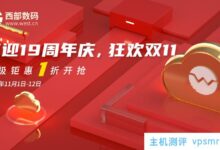 Digital West庆祝19周年,狂欢双11: 10%的终极优惠!2台4G5M云主机秒杀价格165元/年。_国外VPS主机测评