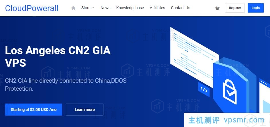 CloudPowerall洛杉矶&香港CN2 GIA线路KVM VPS年付24.99美元起