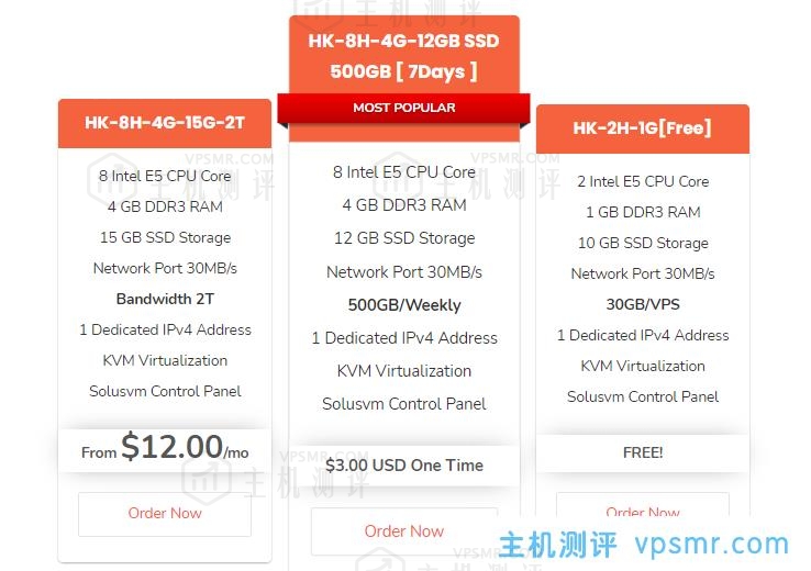 CoNoov香港VPS限时特惠：直连大陆8核4G内存30Mbps带宽2TB月流量$32.5/半年或$55/年附测试IP