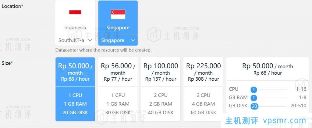 IDCloudhost：23元/月/1GB内存/20GB SSD空间/不限流量/300Mbps端口/KVM/新加坡/印尼