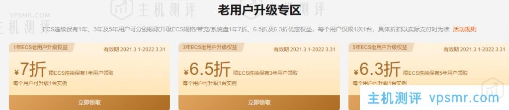 阿里云老用户升级云服务器配置、带宽、云盘有什么优惠?