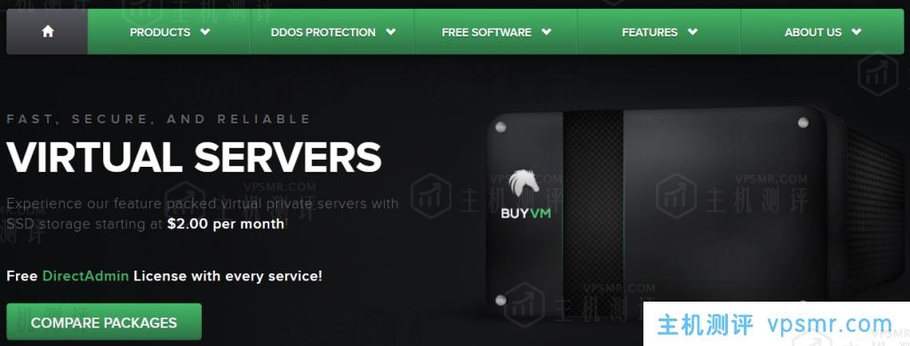 BuyVM美国KVM VPS不限版权，拉斯维加斯/纽约/迈阿密/卢森堡机房，$3.5/月/AMD Ryzen/1GB内存/20GB NVME空间/不限流量@10Gbps端口/送DirectAdmin/DDoS