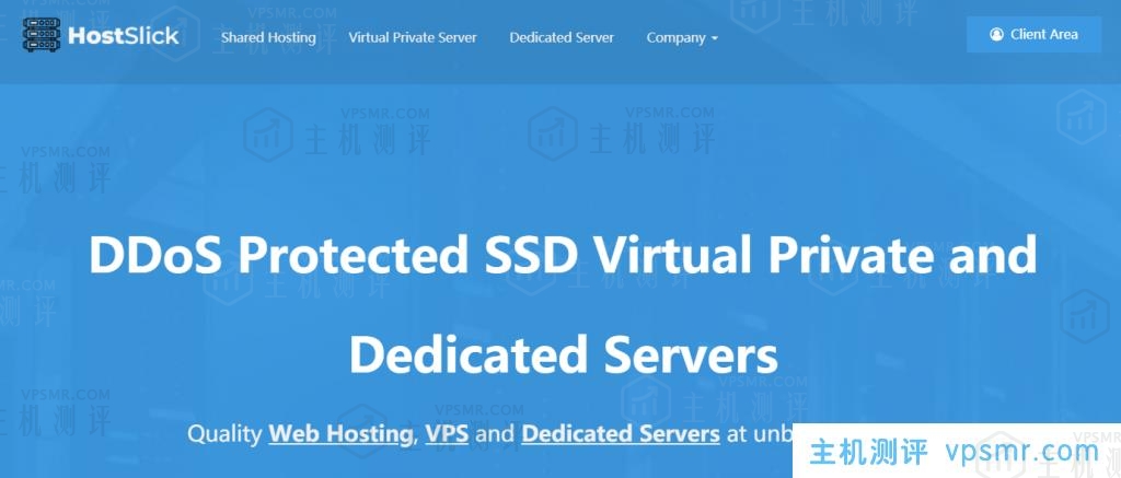 HostSlick荷兰独立服务器：自带100Gbps DDoS防御，免费DirectAdmin授权，49欧元/月/E5-2640/16GB/2x480SSD/25TB流量/1Gbps端口