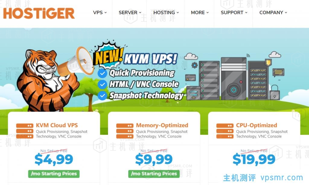 hostiger：便宜vps，1核/1G内存/20G SSD硬盘/1TB流量/300M带宽，$3.99/月起，5年付仅需$1.99/月，可选伊斯坦布尔/阿姆斯特丹/堪萨斯城机房