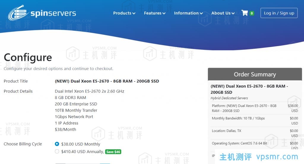 SpinServers美国圣何塞/达拉斯VDS五折优惠，$19/月/2核/8GB内存/200GB SSD硬盘/10TB流量/1Gbps端口/KVM